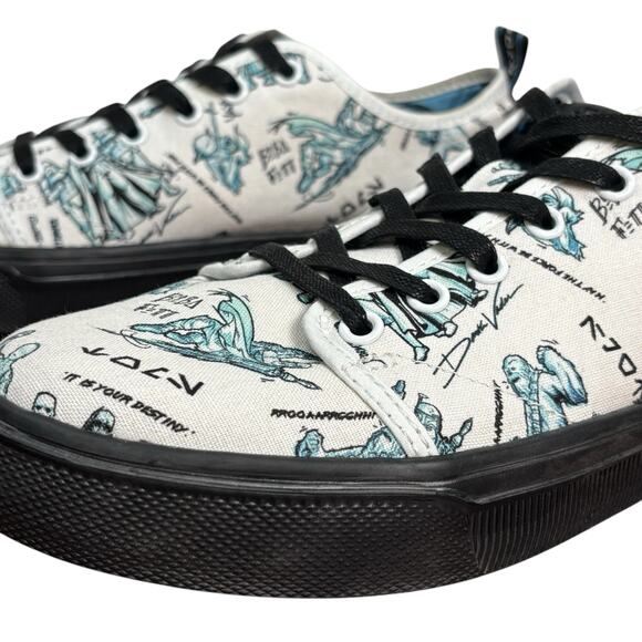 NWB Star Wars x TOMS Trvl Lite Low Men's Shoes Characters Sketch Print Size 7.5 - Picture 16 of 16